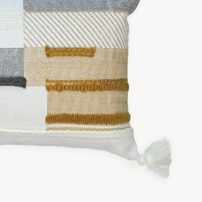 Braided Patchwork Pillow Case 14"x20"