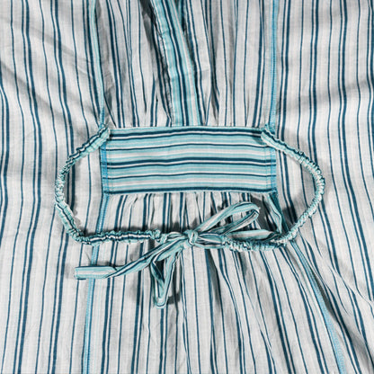 POKOLOKO Sol Kaftan #color_turquoise-stripe