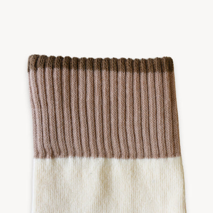 POKOLOKO Block Pima Socks #color_block-sandbanks