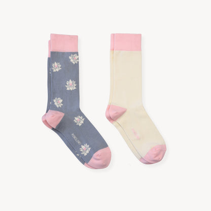 Chaussettes Lotus &amp; Solid Pima - Lot de 2