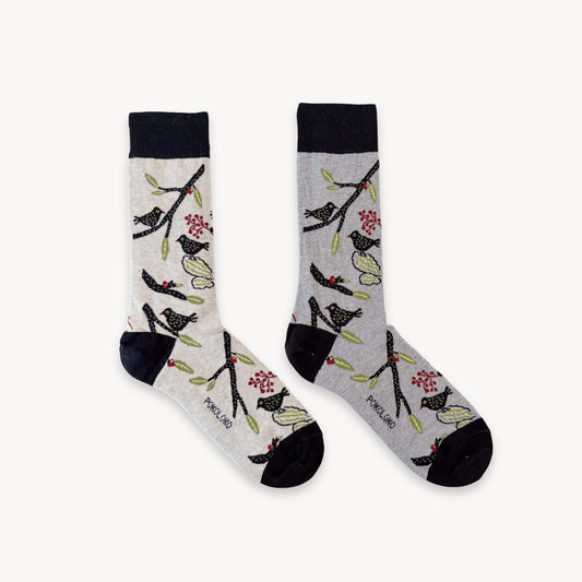 Bird Song Pima Socks - Pack of 2