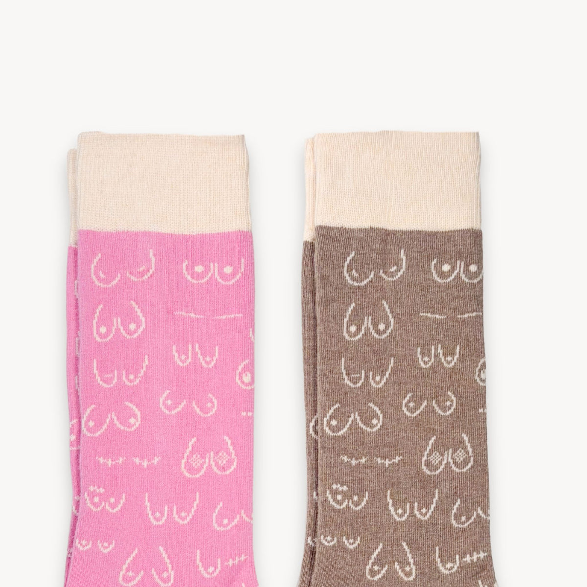 Breast Cancer Awareness Pima Socks - Pack of 2