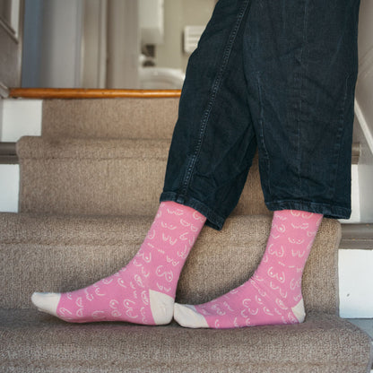 Breast Cancer Awareness Pima Socks - Pack of 2