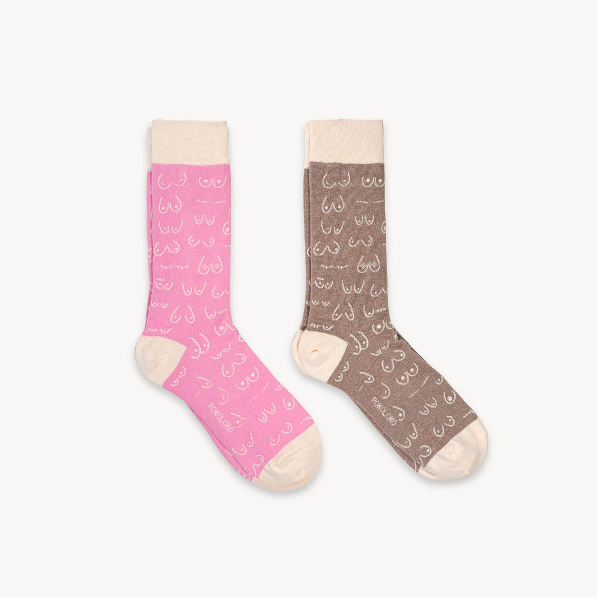 Breast Cancer Awareness Pima Socks - Pack of 2