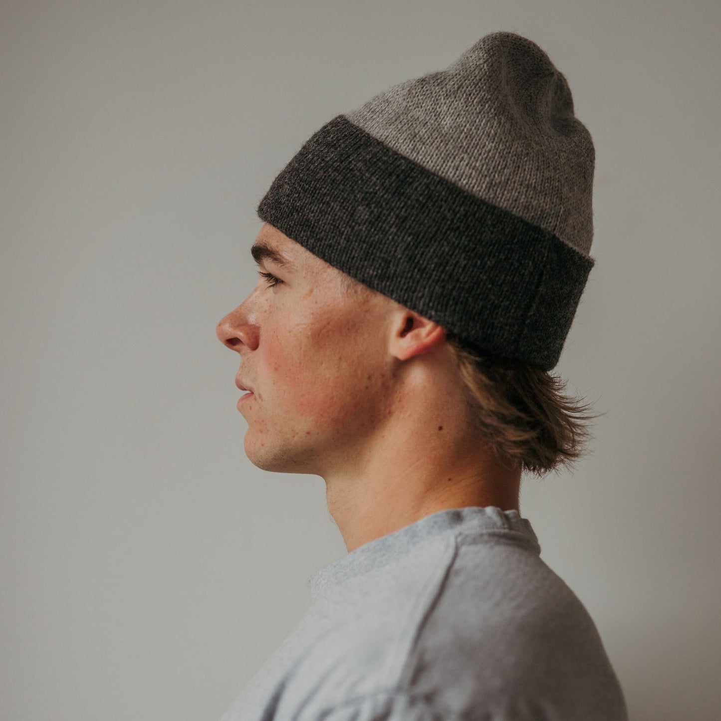 POKOLOKO Pure Reversible Toque #color_grey-charcoal
