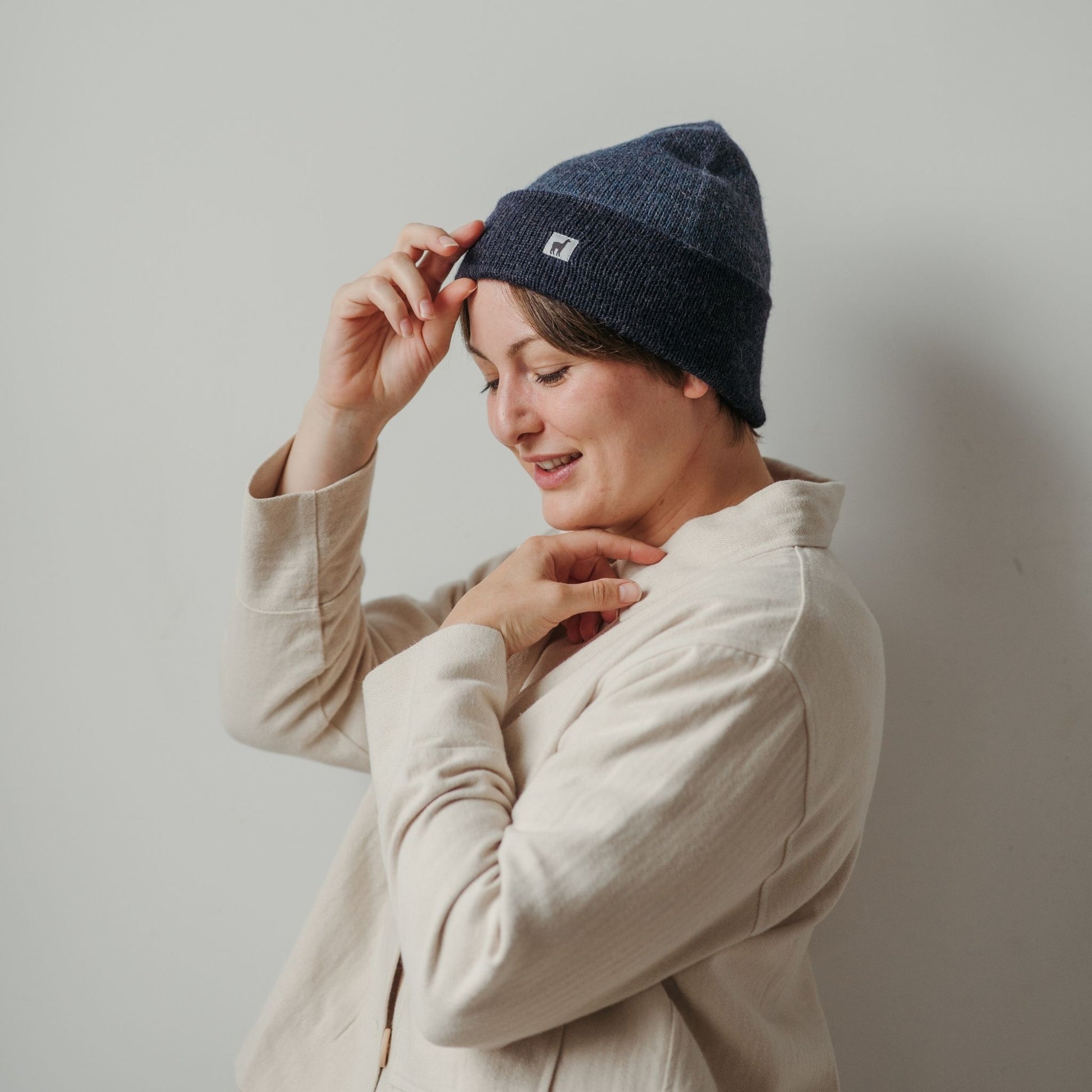 POKOLOKO Pure Reversible Toque #color_denim-blue
