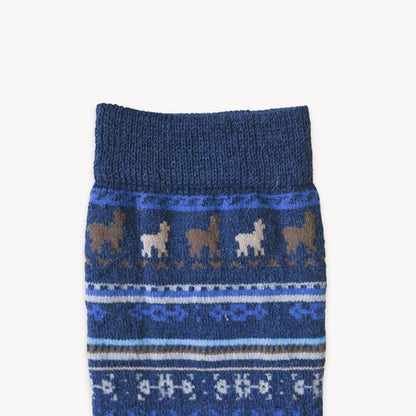 POKOLOKO Print Socks #color_space-blue-print