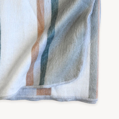 POKOLOKO Striped Alpaca Blanket #color_earth-stripe