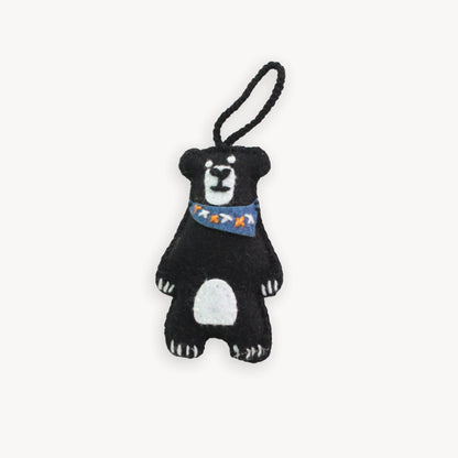 POKOLOKO Hand-Embroidered Ornament #color_smokey-bear