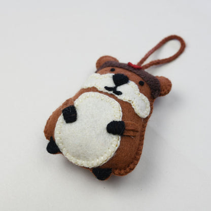 POKOLOKO Hand-Embroidered Ornament #color_beaver