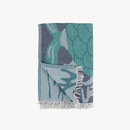 Crinkle Tropical Fish Towel