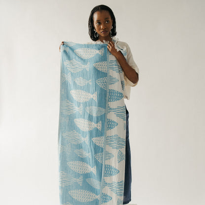 Saltwater Fish Towel