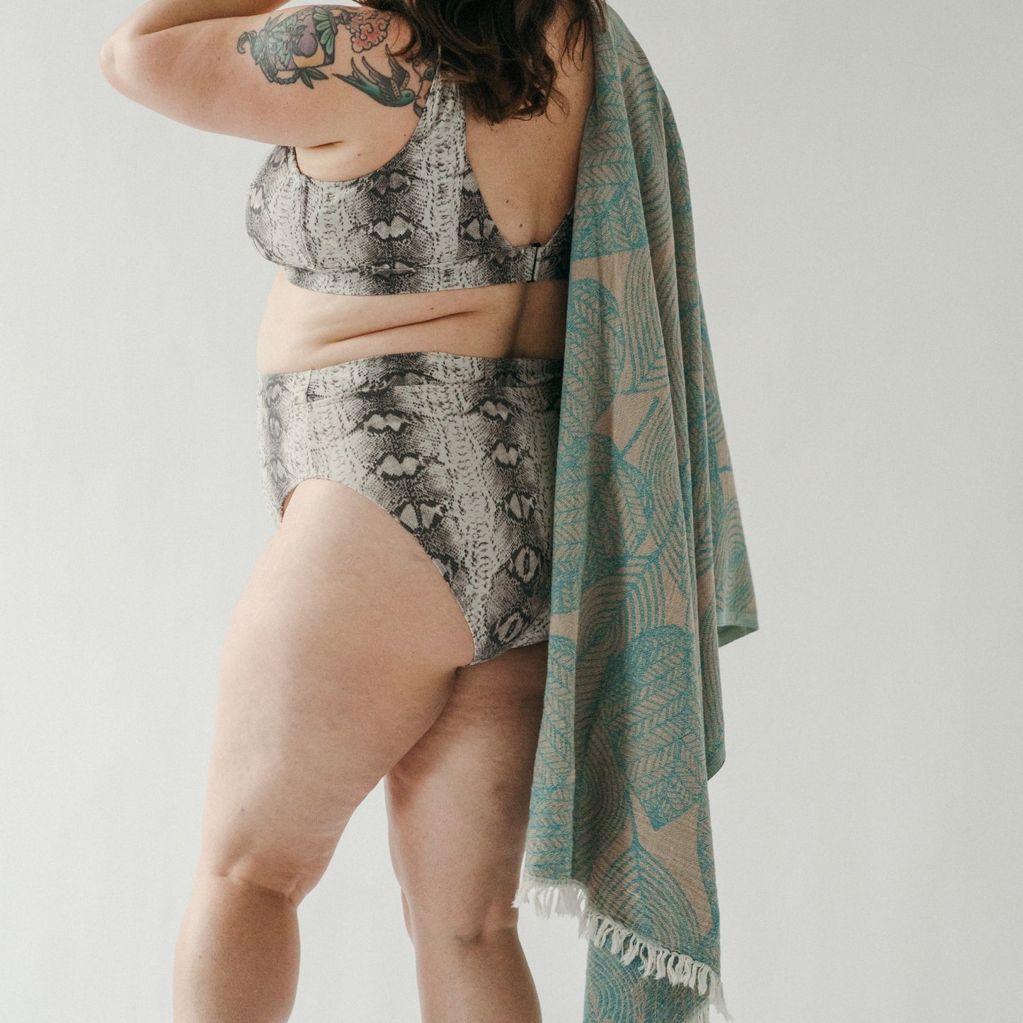 Leaf Appliqué Towel