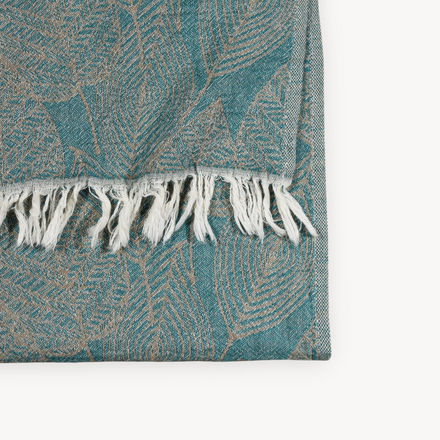 Leaf Appliqué Hand Towel