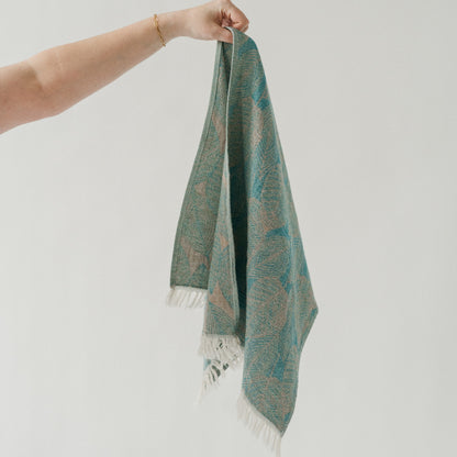 Leaf Appliqué Hand Towel