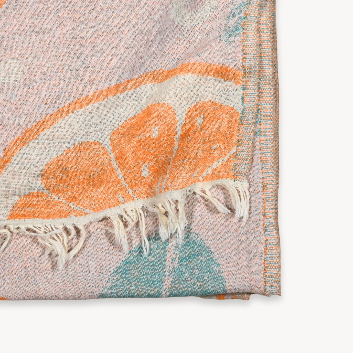 Orange and Leaf Towel