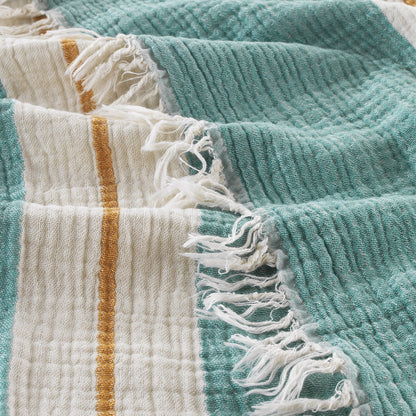Crinkle Towel POKOLOKO #color_lagoon