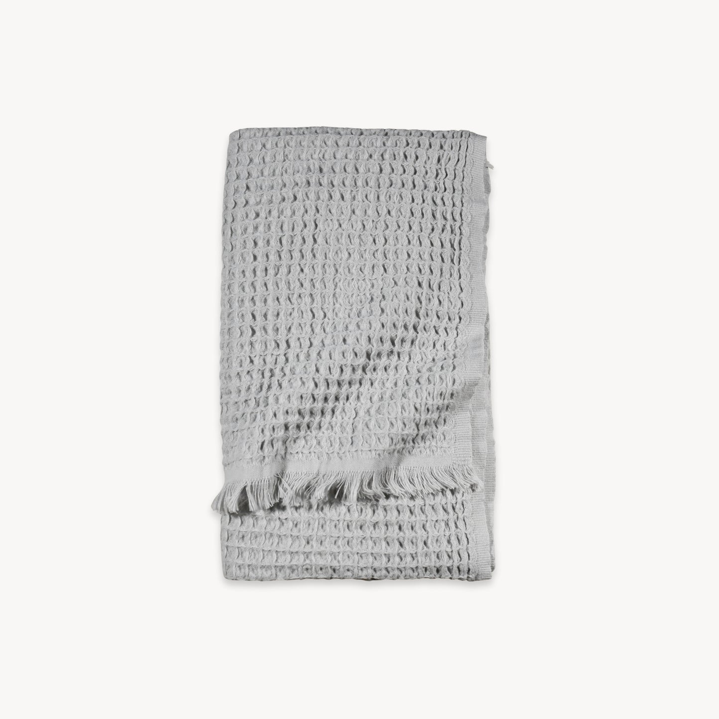 POKOLOKO French Waffle Towel #color_silk-grey