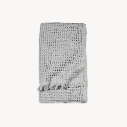 POKOLOKO French Waffle Towel #color_silk-grey