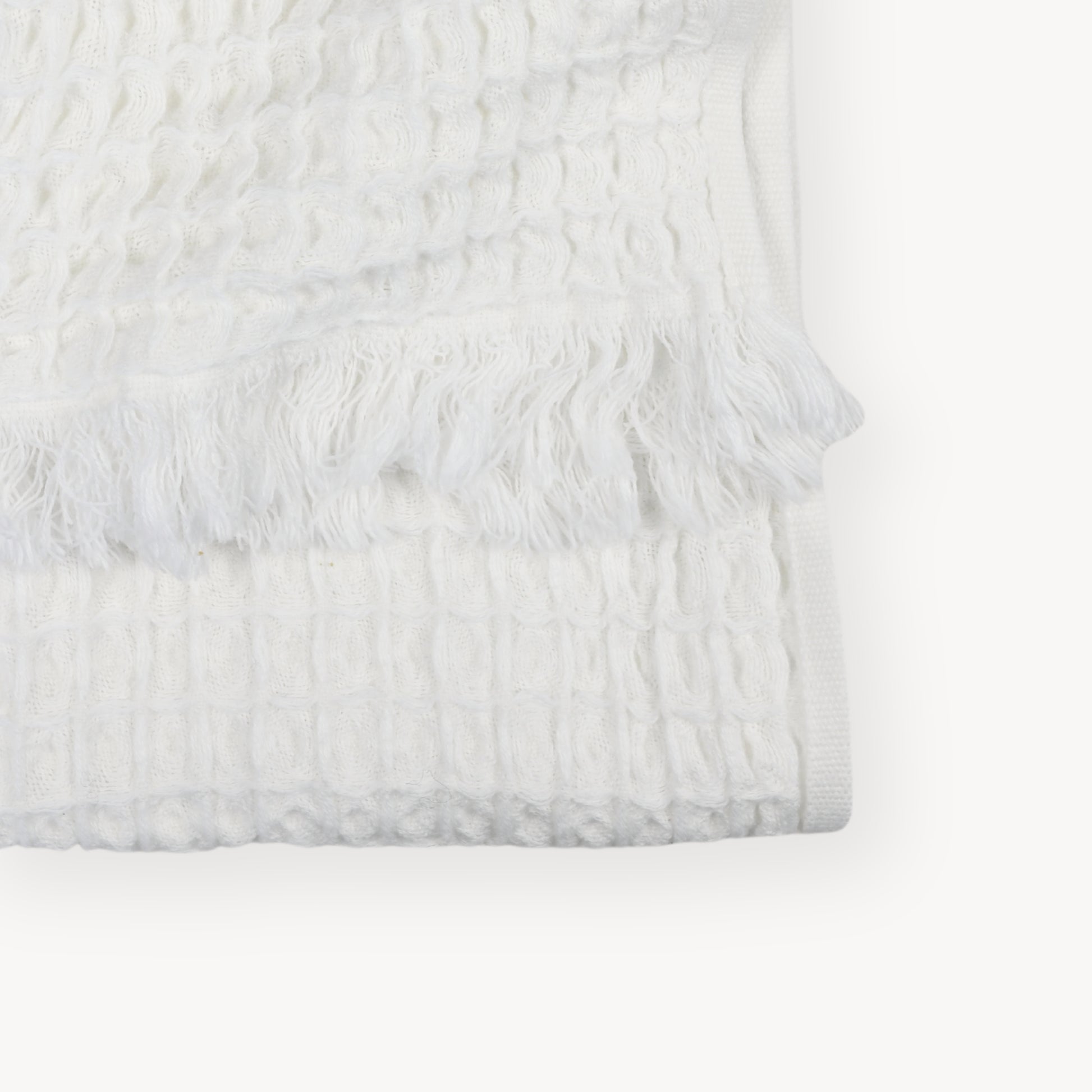 POKOLOKO French Waffle Hand Towel #color_blanche