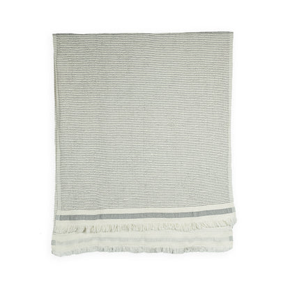 POKOLOKO Richmond Road Waffle Towel #color_waffle-grey