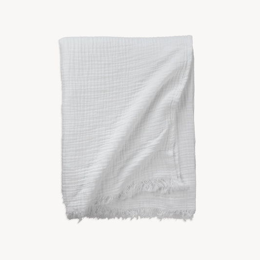 POKOLOKO Crinkle Bed Covers #color_white-crinkle