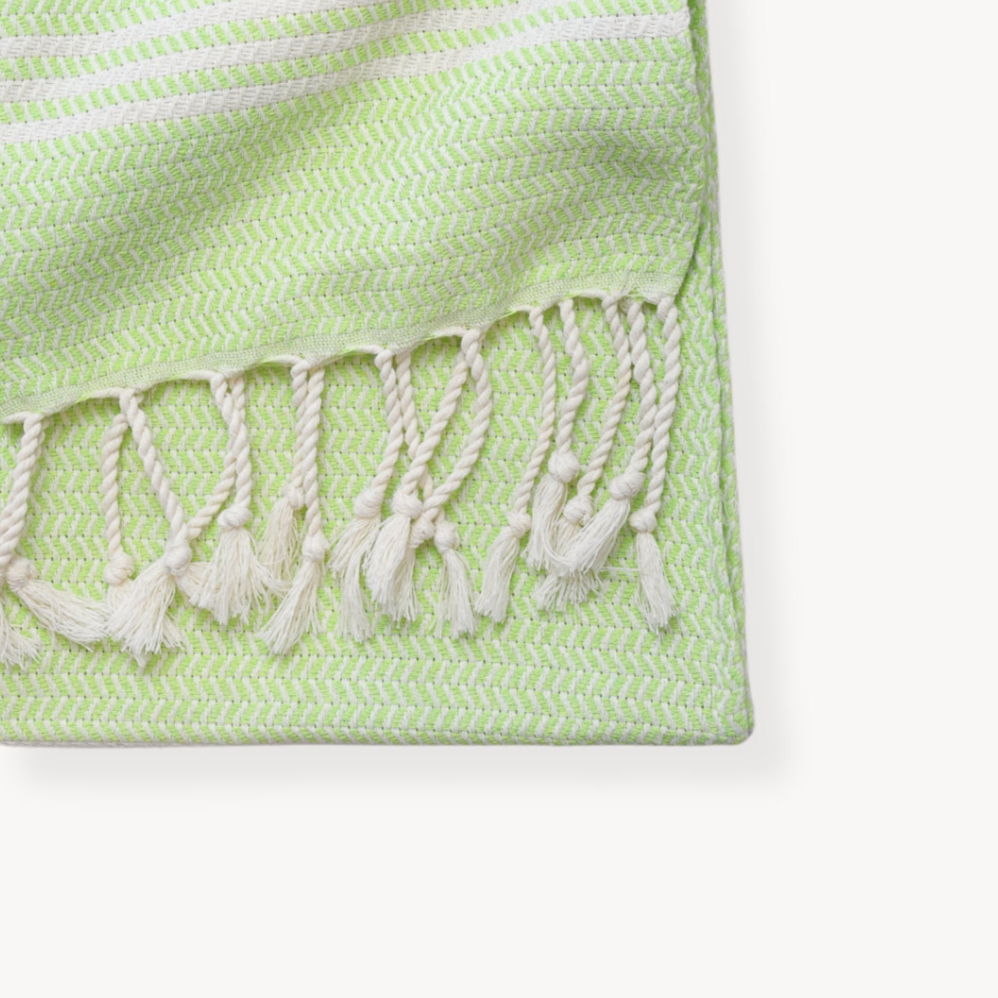 POKOLOKO Hasir Hand Towel #color_kiwi-hasir