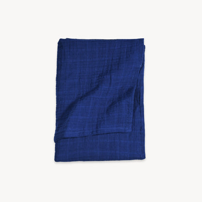 POKOLOKO Solid Muslin Baby Blanket #color_solid-denim