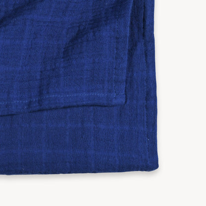 POKOLOKO Solid Muslin Baby Blanket #color_solid-denim