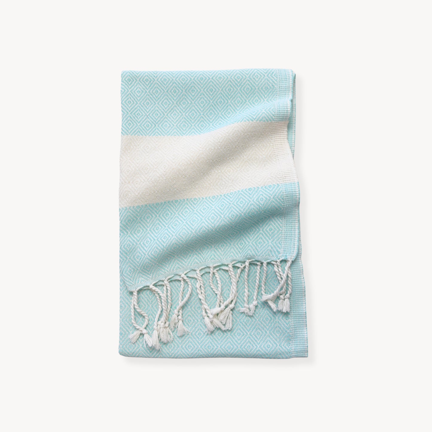POKOLOKO Diamond Towel #color_blue-oasis-diamond