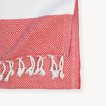 POKOLOKO Diamond Towel #color_red-diamond