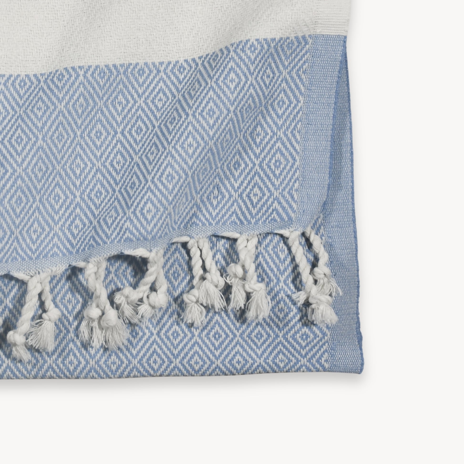 POKOLOKO Diamond Towel #color_blue-jean-diamond