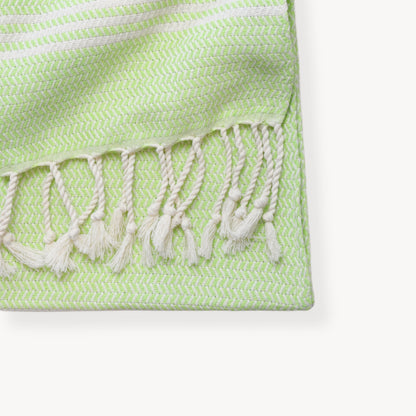 POKOLOKO Diamond Hand Towel #color_kiwi-hasir