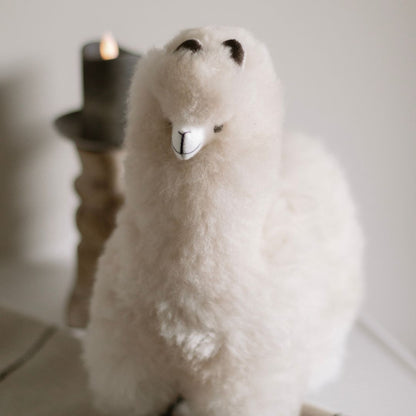 POKOLOKO Alpaca Fur Standing Alpaca #color_beige