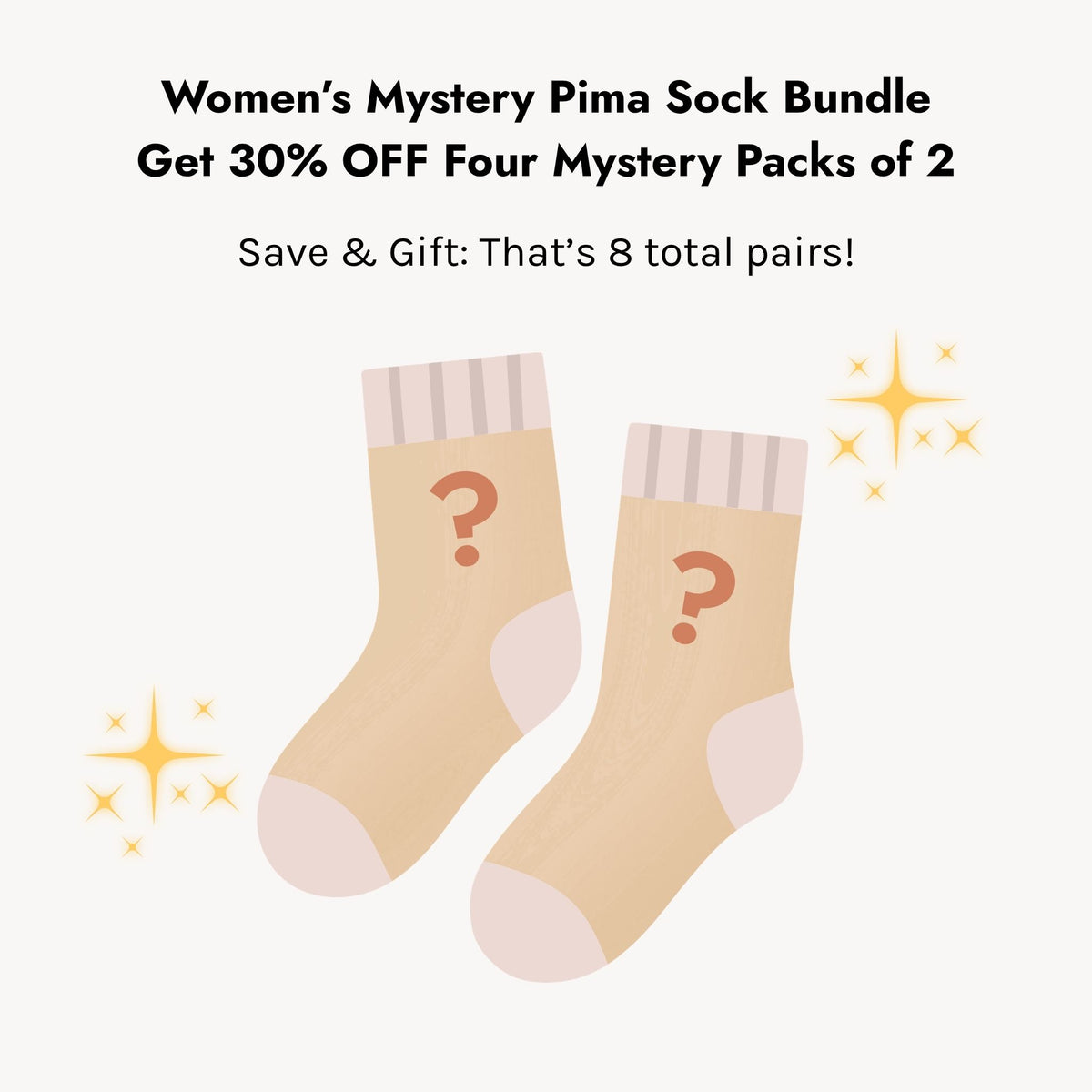 Women's Mystery Pima Sock Bundle