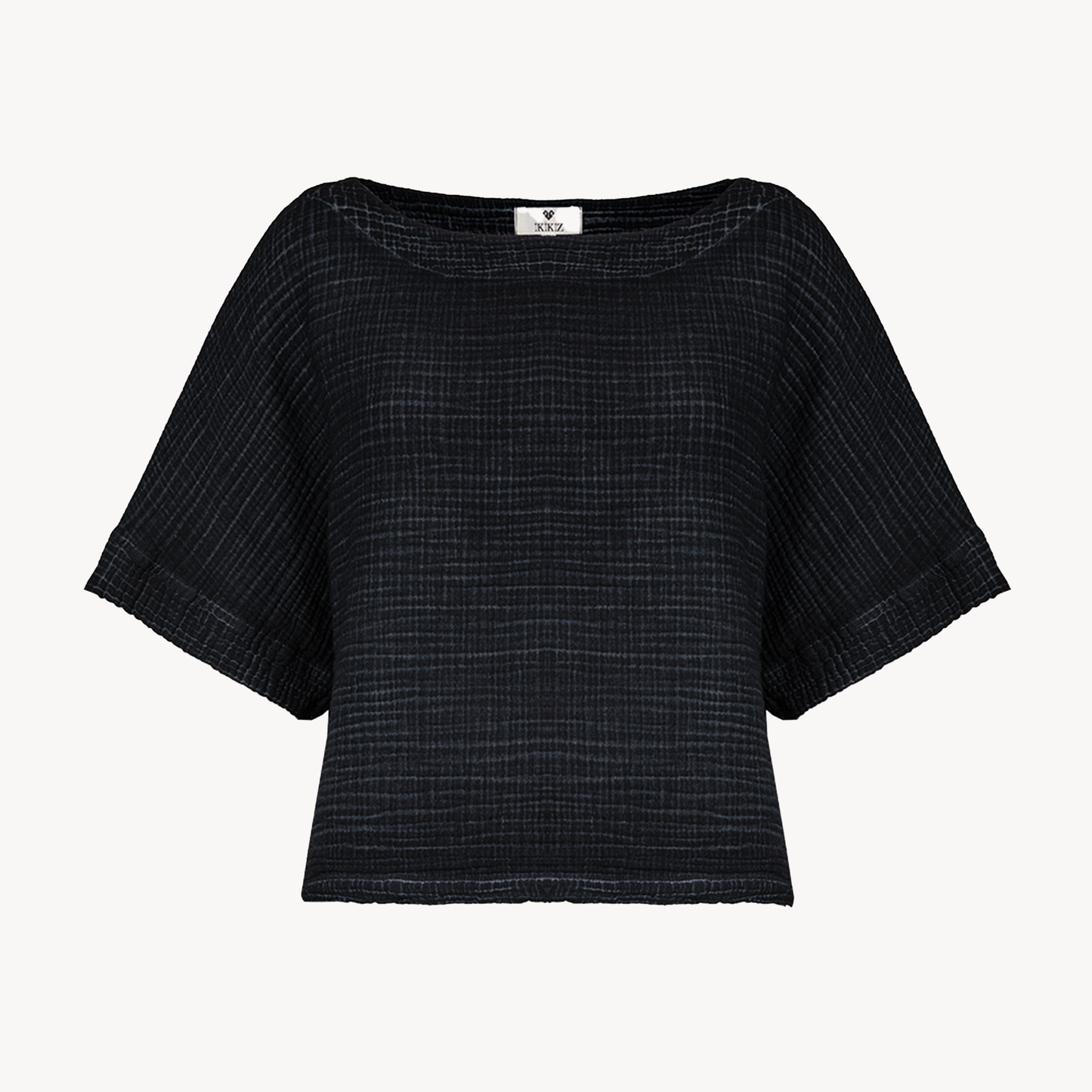 POKOLOKO Crinkle Boat Top #color_crinkle-black
