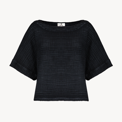 POKOLOKO Crinkle Boat Top #color_crinkle-black