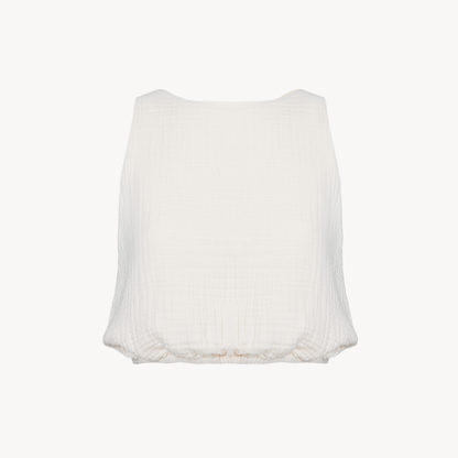 POKOLOKO Crinkle Keyhole Tank #color_crinkle-cream