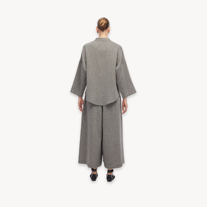 City Collection Grandad Collar Shirt