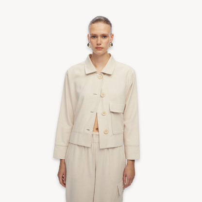 Herringbone Short Jacket