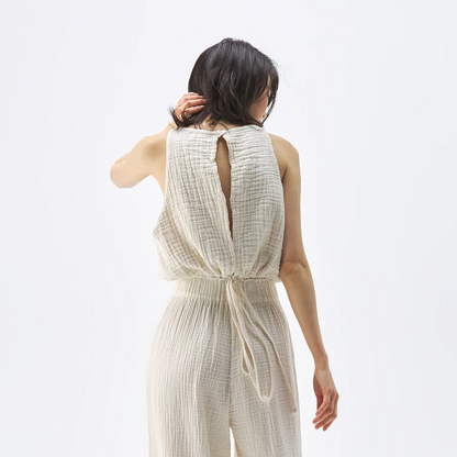 POKOLOKO Crinkle Keyhole Tank #color_crinkle-cream