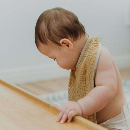 POKOLOKO Crinkle Bib #color_marigold