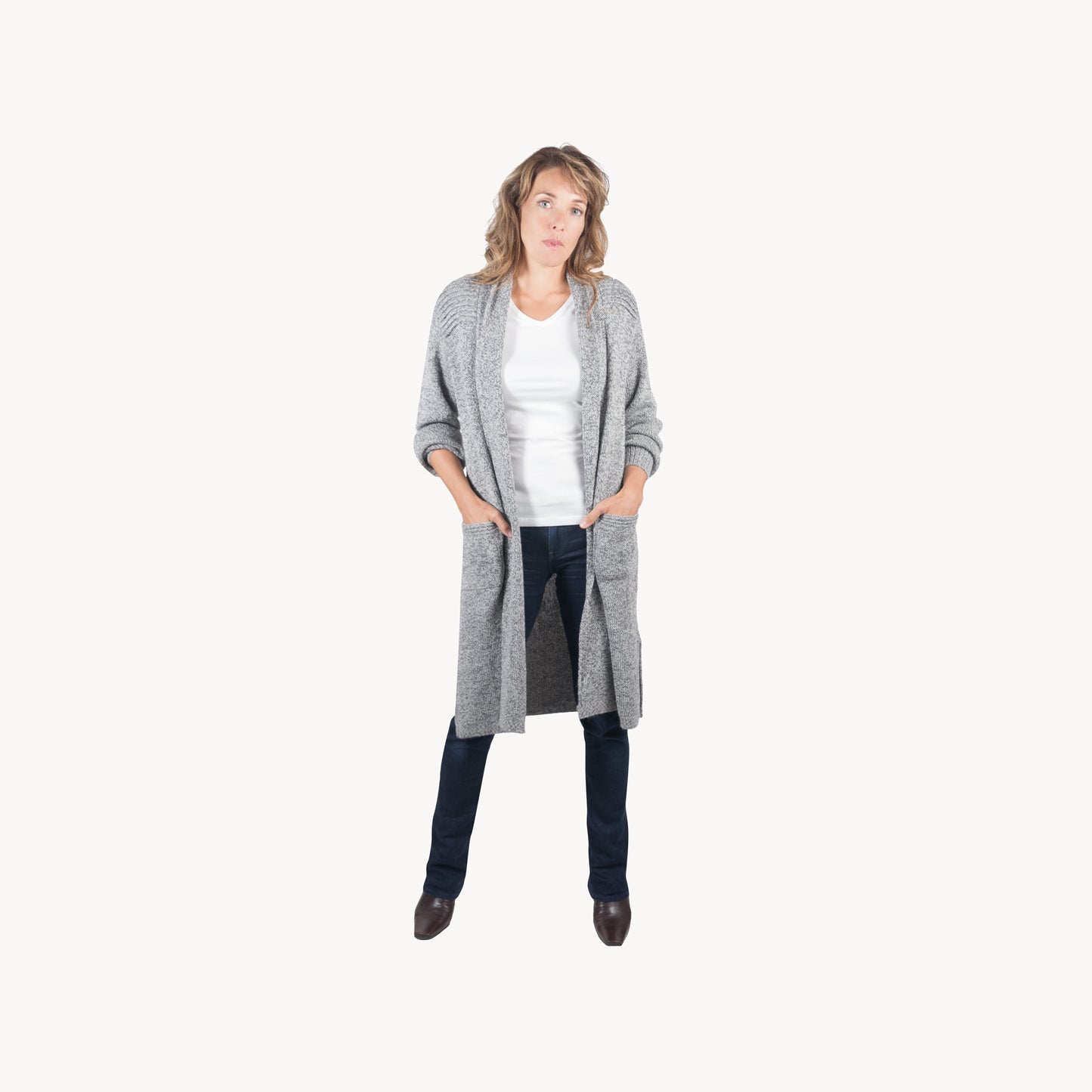 POKOLOKO Long Cartier Alpaca Sweater #color_ashen-cartier