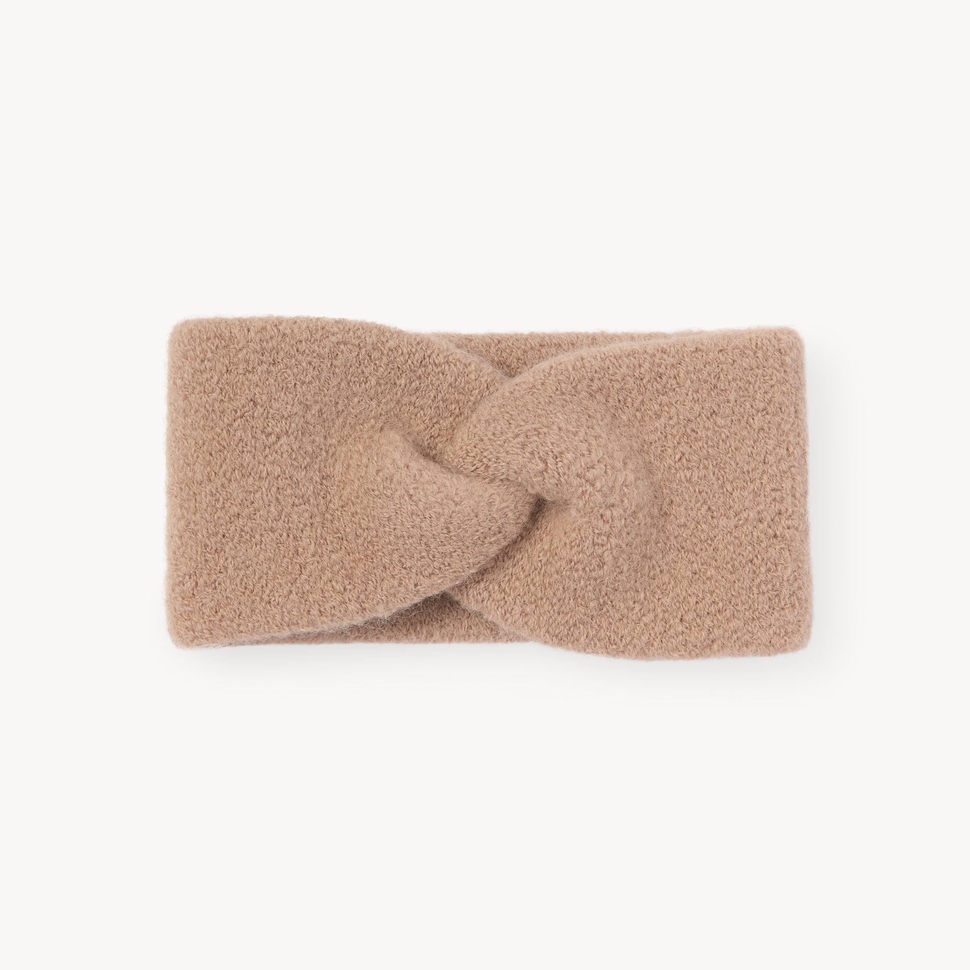 POKOLOKO Baby Alpaca Twisted Headband #color_linen-headband