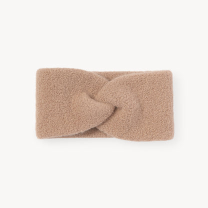 POKOLOKO Baby Alpaca Twisted Headband #color_linen-headband