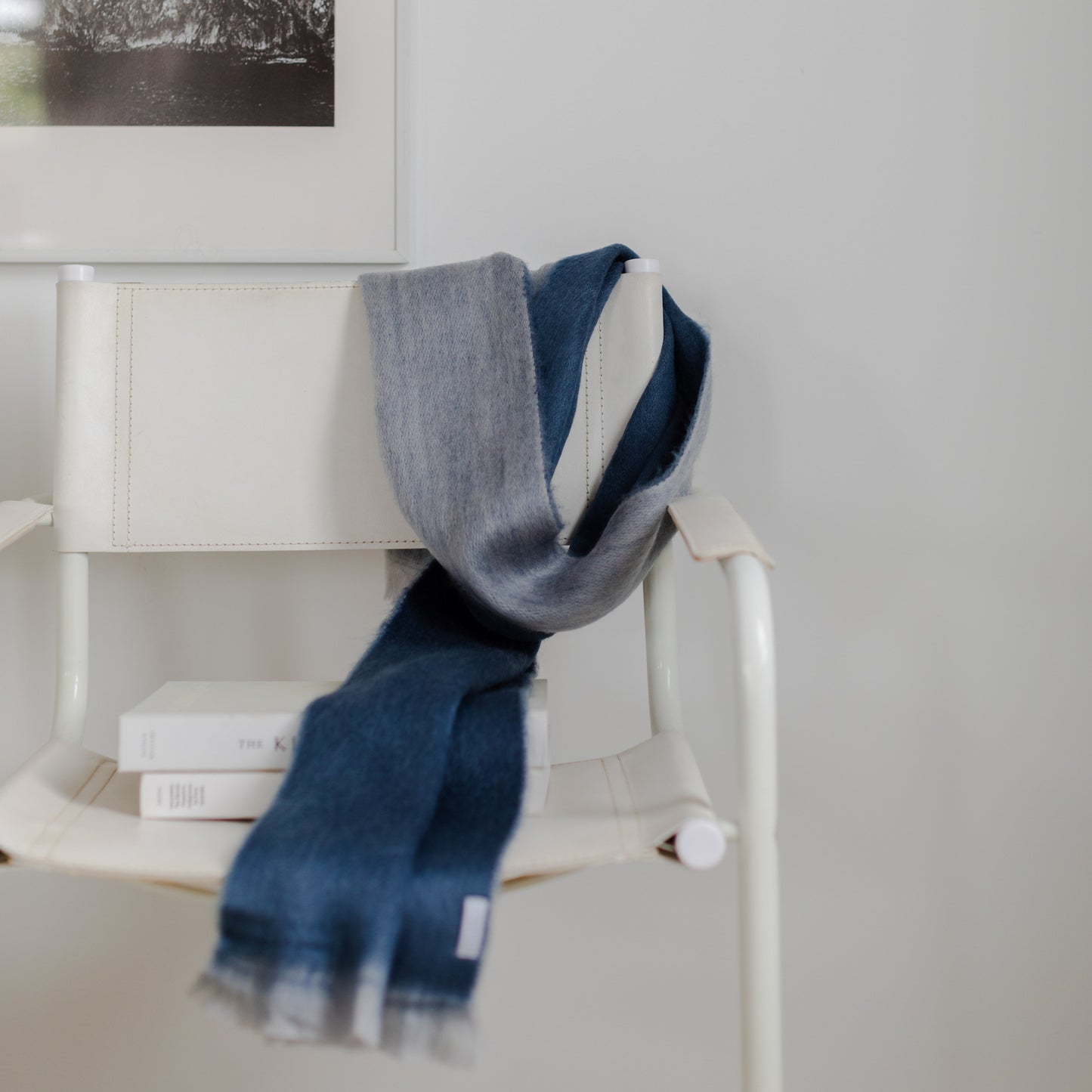 POKOLOKO Reversible Alpaca Seamless Scarf #color_low-tide