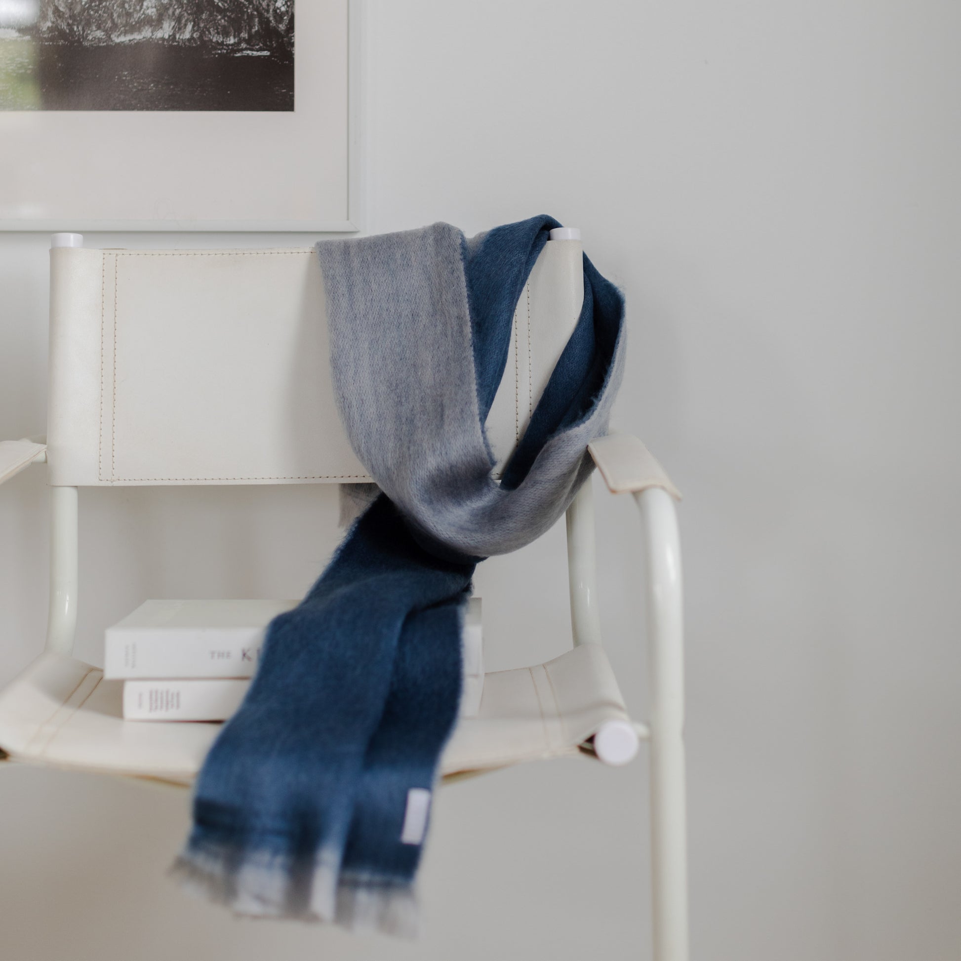 POKOLOKO Reversible Alpaca Seamless Scarf #color_low-tide