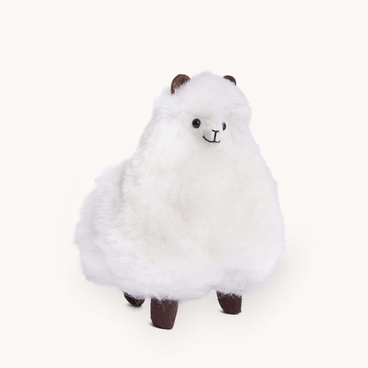 POKOLOKO Alpaca Fur Standing Alpaca #color_white