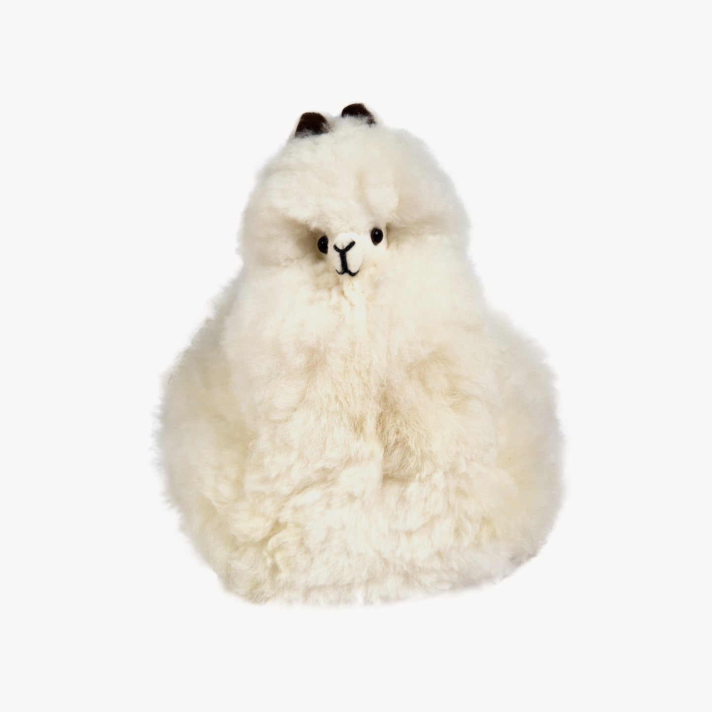 POKOLOKO Alpaca Fur Sitting Alpaca #color_white