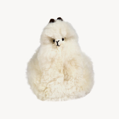 POKOLOKO Alpaca Fur Sitting Alpaca #color_white